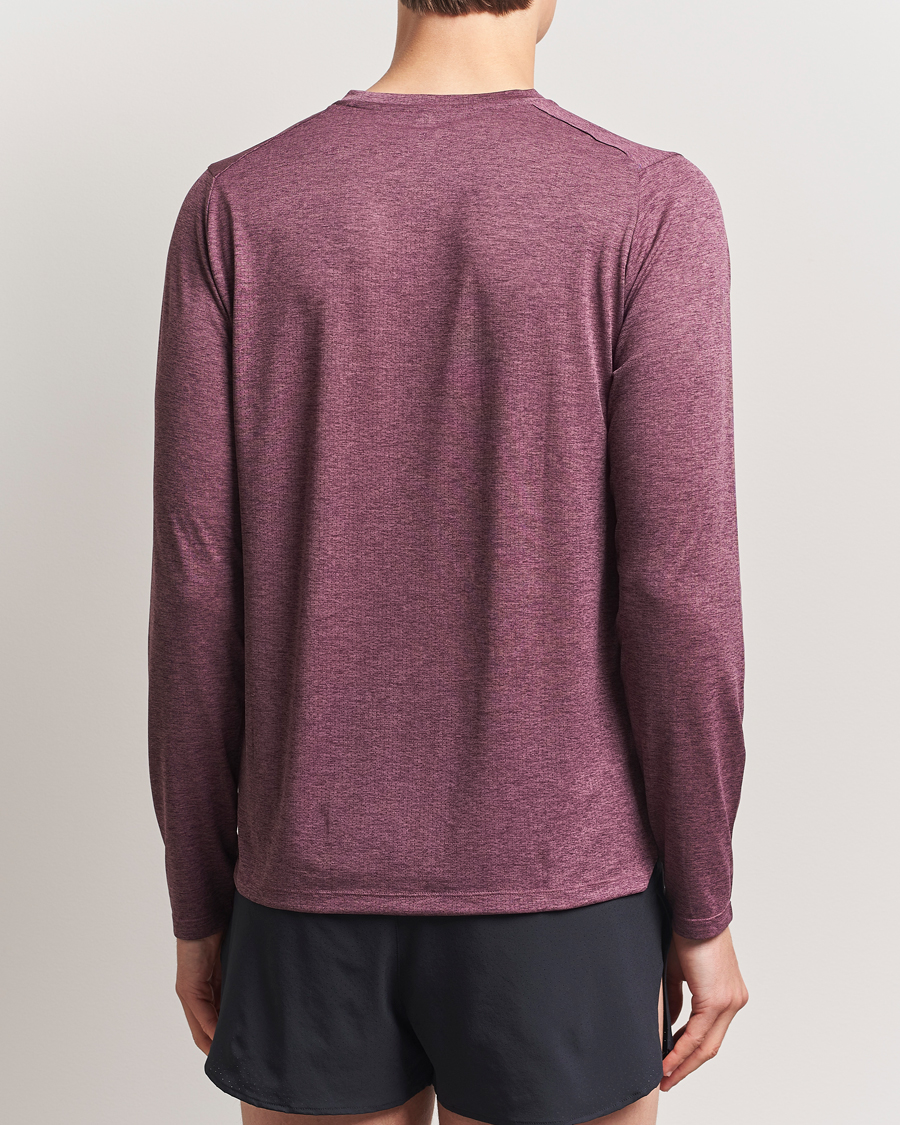 Herr | T-Shirts | New Balance Running | Athletics Run Long Sleeve T-Shirt Faded Plum