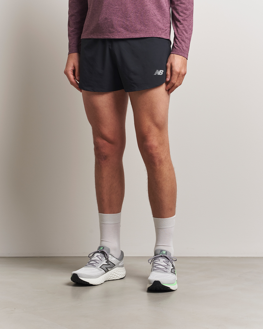 Herr | Shorts | New Balance Running | Split Shorts Black