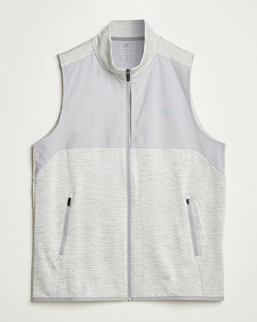 Herr | Jackor | New Balance Running | New Balance Heat Grid Vest Grey