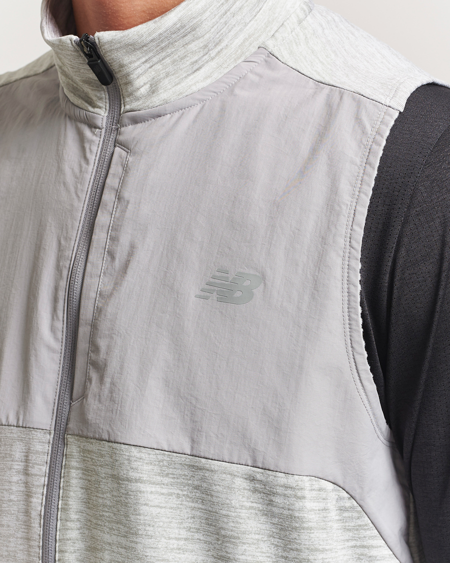 Herr | Jackor | New Balance Running | New Balance Heat Grid Vest Grey