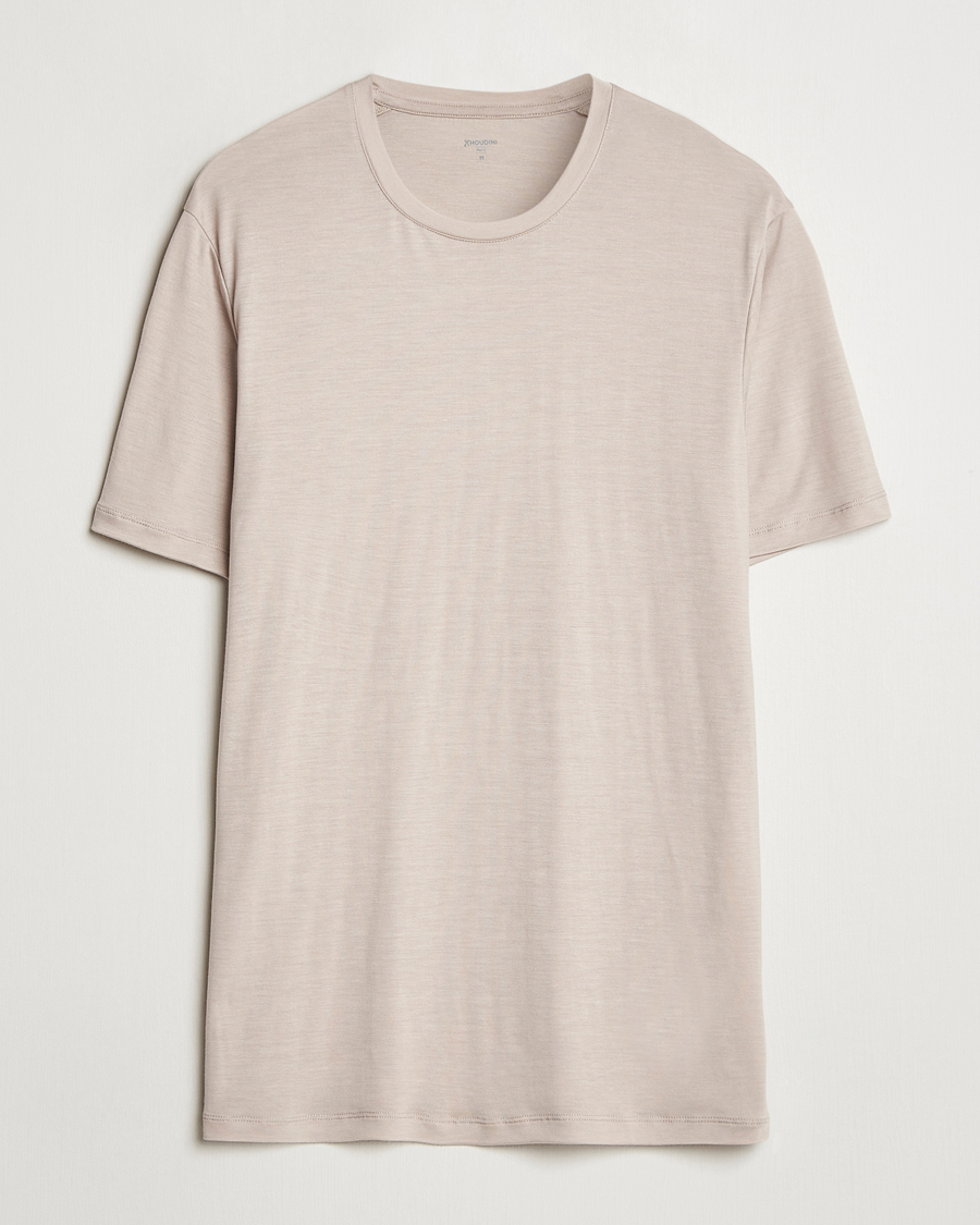 Herr | T-Shirts | Houdini | Tree Tencel T-Shirt Sandstorm