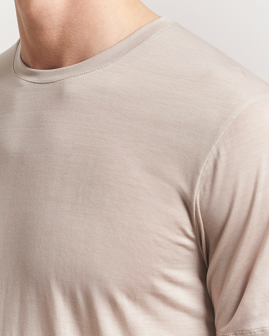 Herr | T-Shirts | Houdini | Tree Tencel T-Shirt Sandstorm