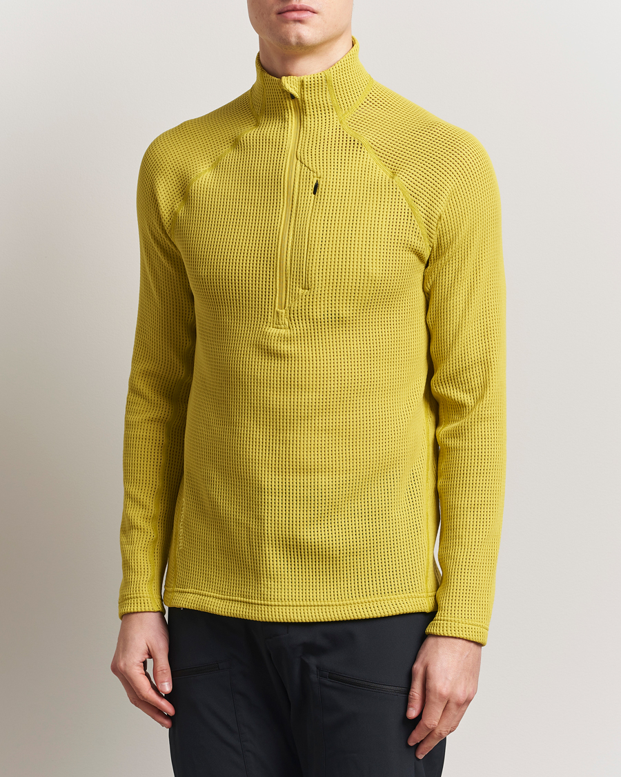 Herr | Tröjor | Houdini | Pace Flow Half Zip Be The Light Green