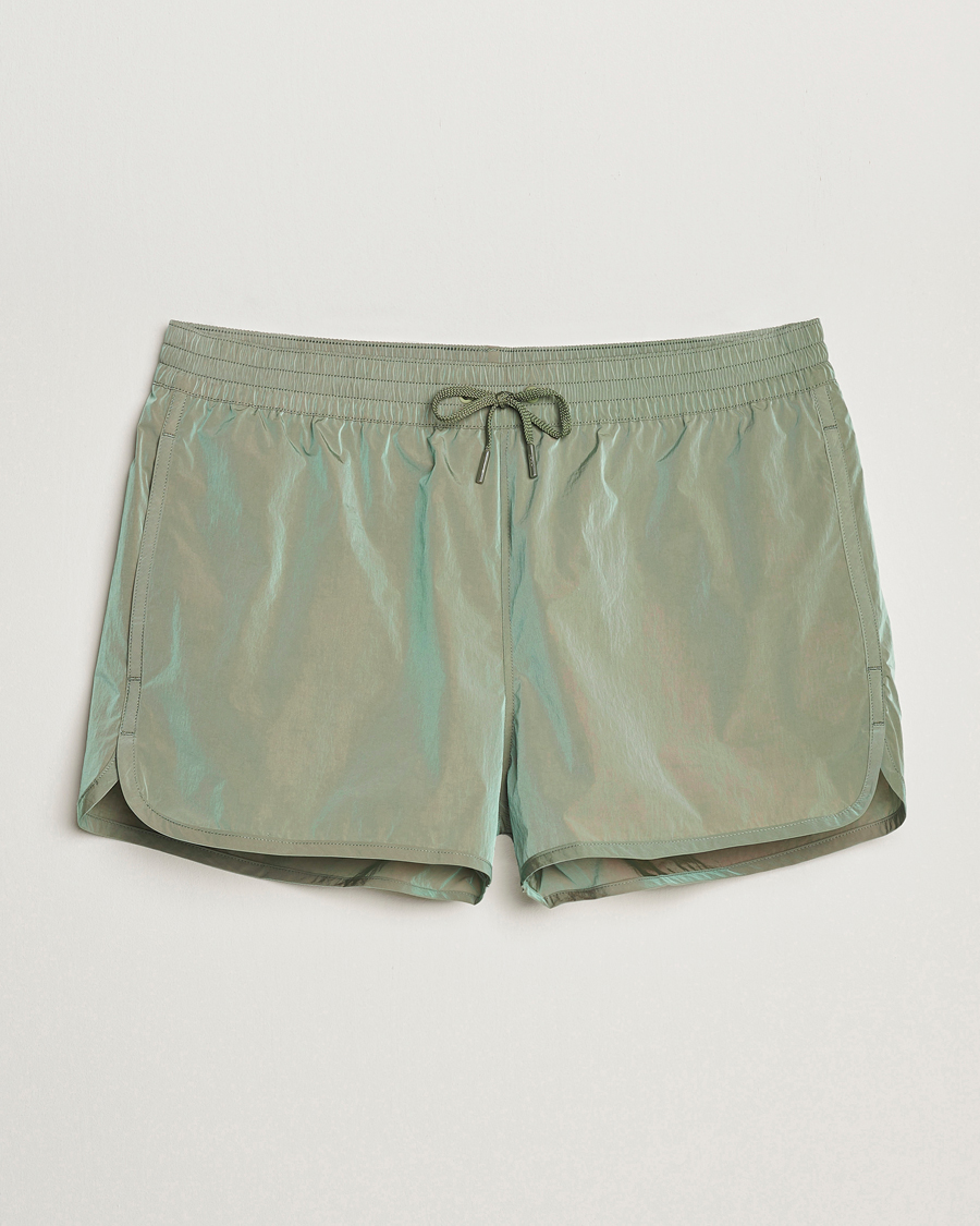 Herr | Badbyxor | CDLP | Paper Nylon Swim Shorts Moonstone
