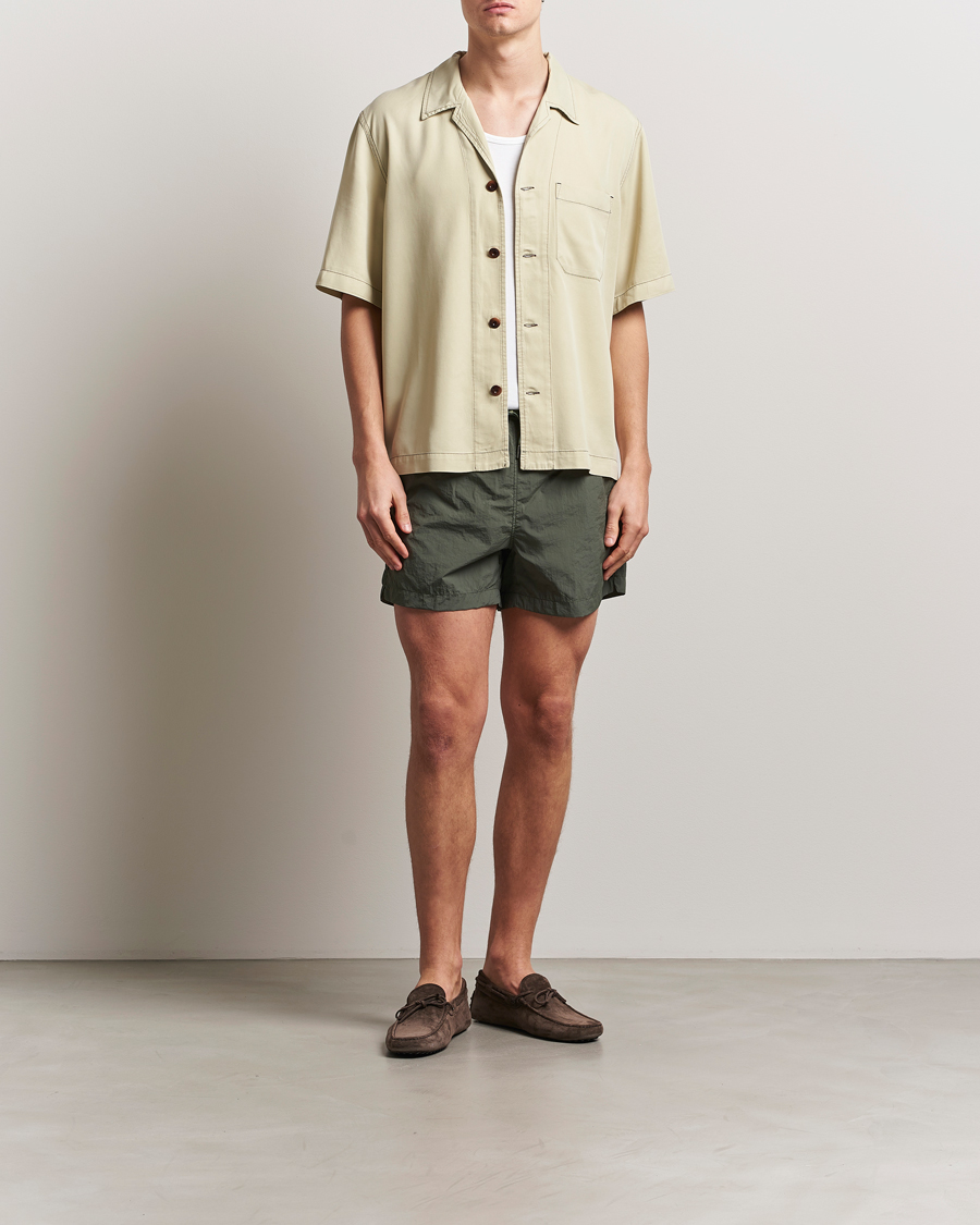 Herr | Badbyxor | CDLP | Parachute Nylon Swim Trunks Iron Sage