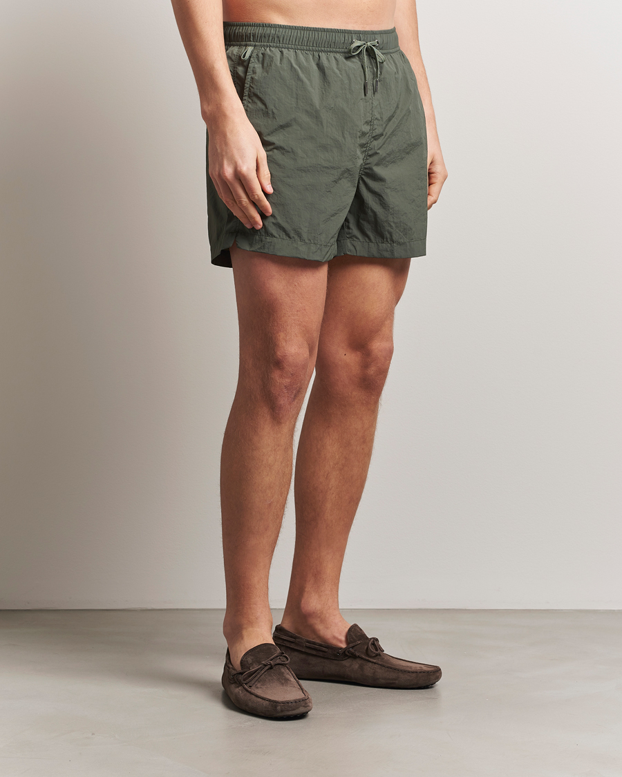 Herr | Badbyxor | CDLP | Parachute Nylon Swim Trunks Iron Sage