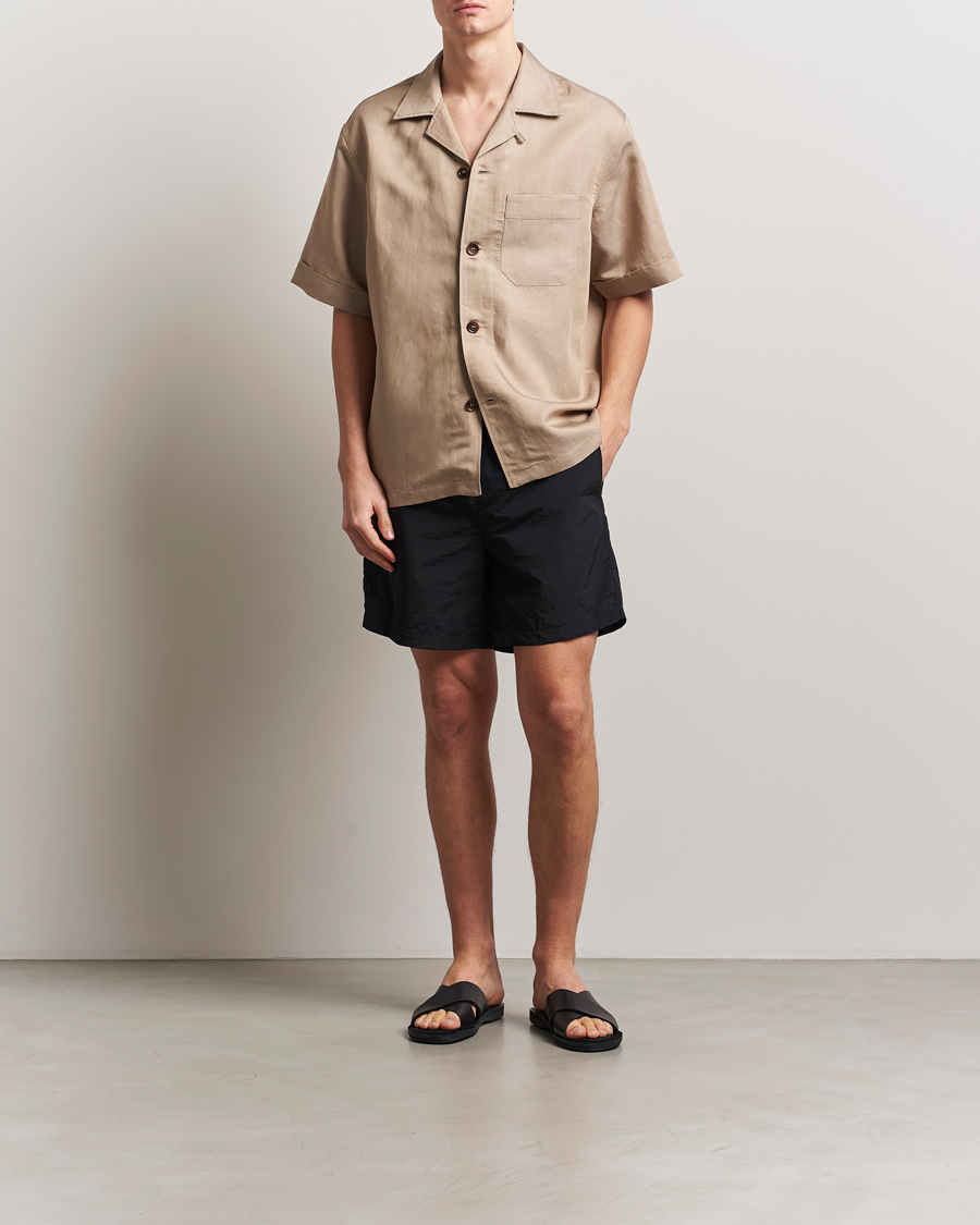 Herr | Badbyxor | CDLP | Dry Nylon Poplin Swim Trunks Black