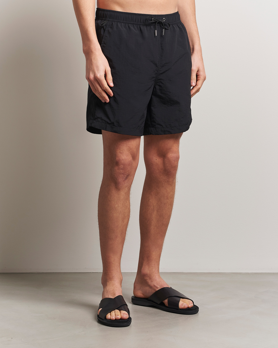 Herr | Badbyxor | CDLP | Dry Nylon Poplin Swim Trunks Black