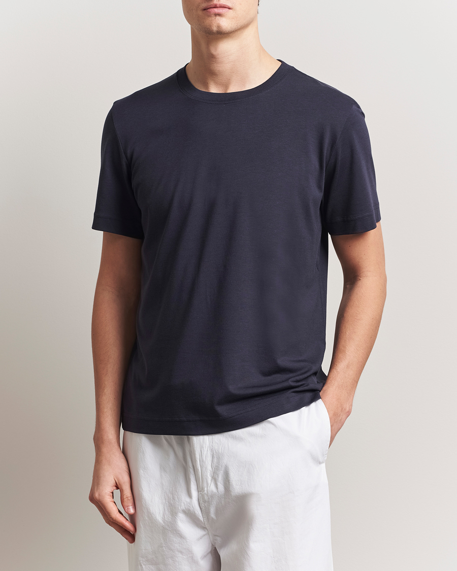 Herr | T-Shirts | CDLP | Midweight T-Shirt Dark Navy