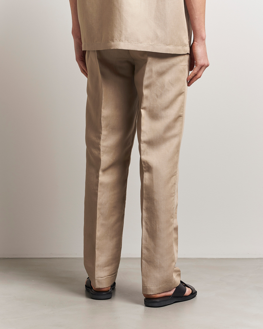 Herr | Byxor | CDLP | Semi Tailored Trousers Hazel Beige