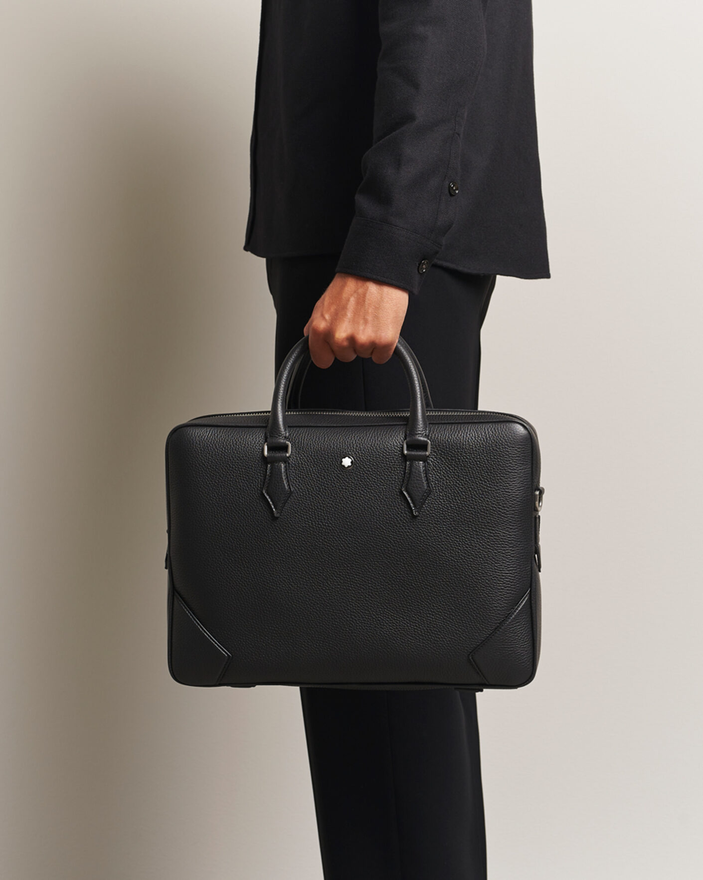 Herr | Montblanc Soft Grain Document Case Black | Montblanc | Soft Grain Document Case Black