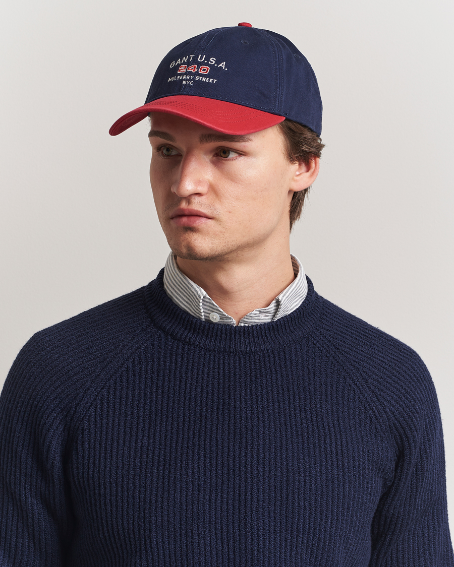 Herr | GANT 240 Mulberry Street USA 240 Cap Classic Blue | GANT 240 Mulberry Street | USA 240 Cap Classic Blue