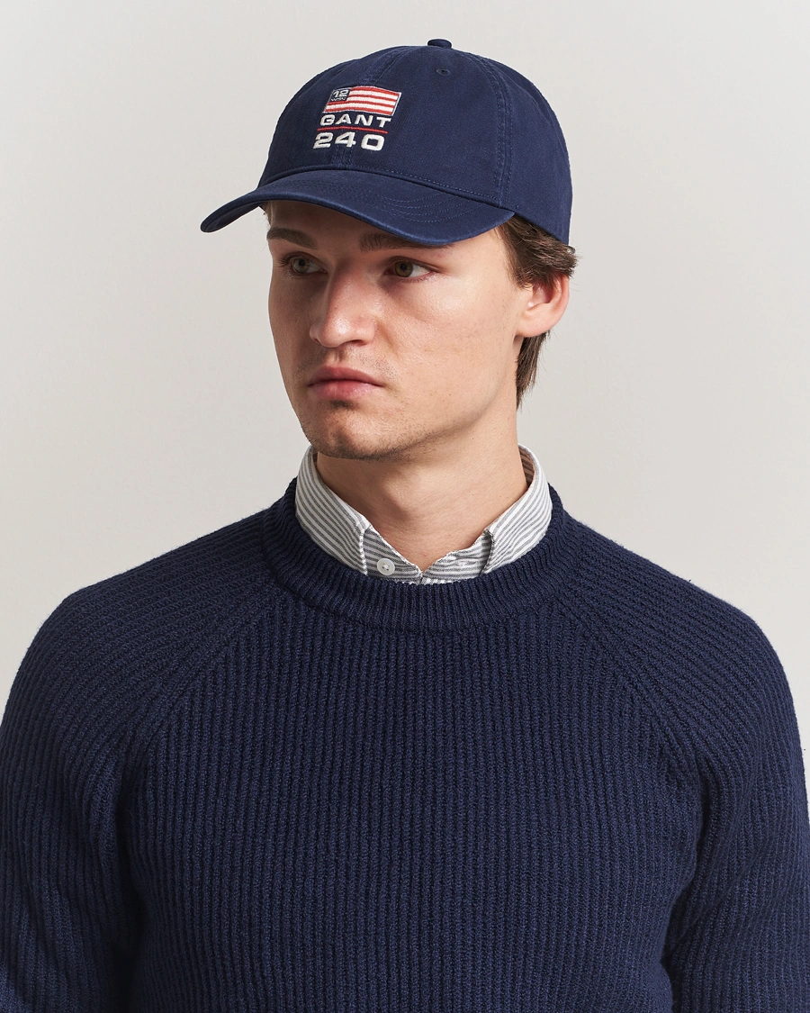 Herr | Hattar & kepsar | GANT 240 Mulberry Street | 240 Flag Cap Classic Blue