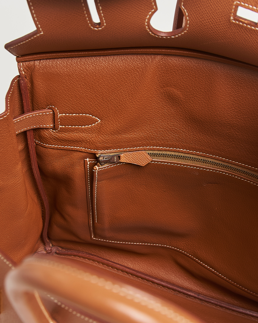 Herr | Hermès Pre-Owned Birkin 35 Handbag Courchevel Gold | Hermès Pre-Owned | Birkin 35 Handbag Courchevel Gold