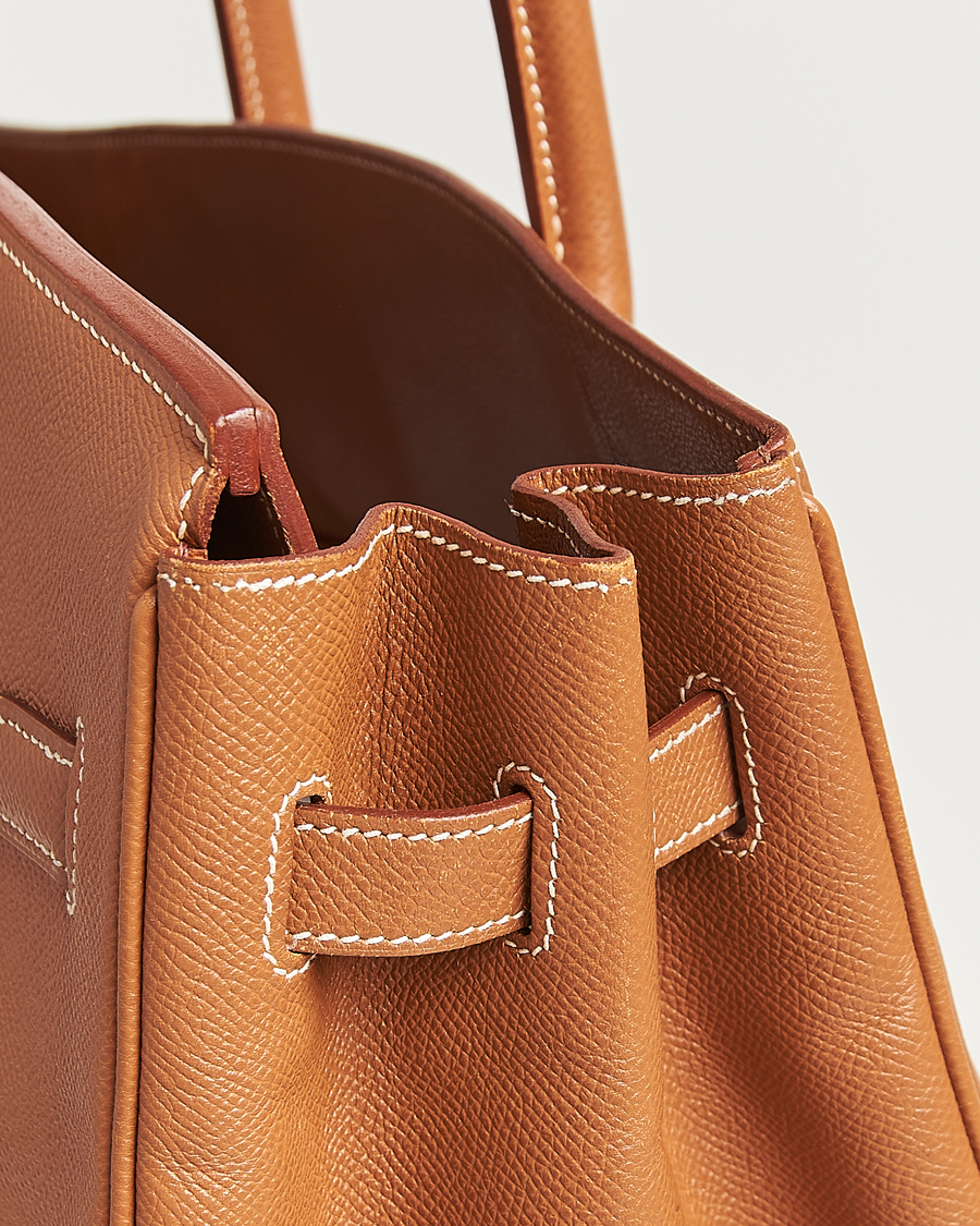 Herr | Hermès Pre-Owned Birkin 35 Handbag Courchevel Gold | Hermès Pre-Owned | Birkin 35 Handbag Courchevel Gold