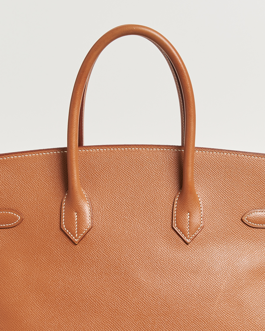 Herr | Hermès Pre-Owned Birkin 35 Handbag Courchevel Gold | Hermès Pre-Owned | Birkin 35 Handbag Courchevel Gold
