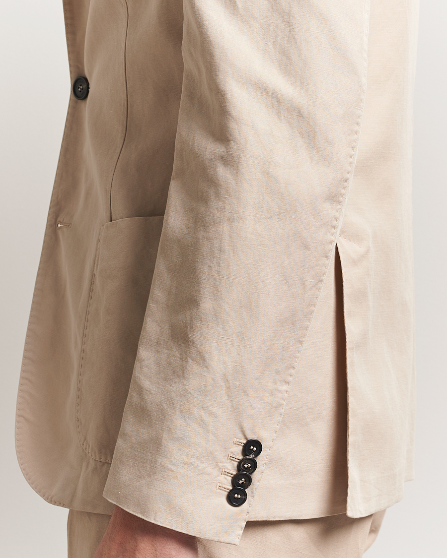 Herr | Kavajer | Incotex | Unconstructed Chinolino Blazer Beige