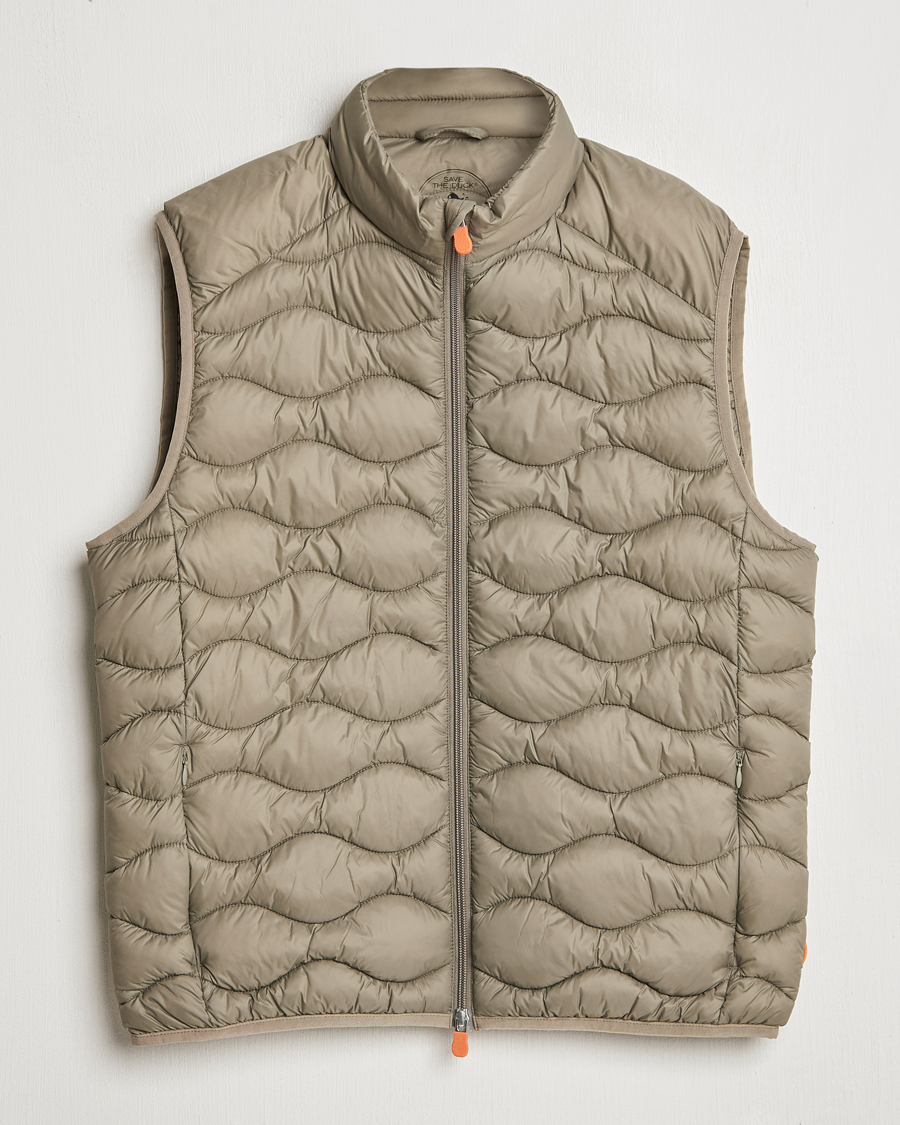 Herr | Västar | Save The Duck | Tide Lightweight Padded Vest Elephant Grey