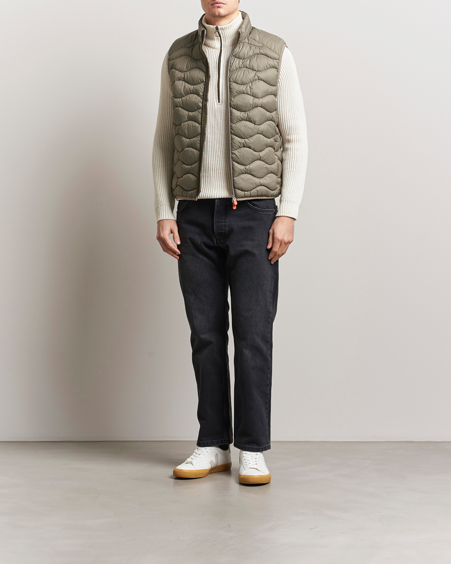 Herr | Västar | Save The Duck | Tide Lightweight Padded Vest Elephant Grey