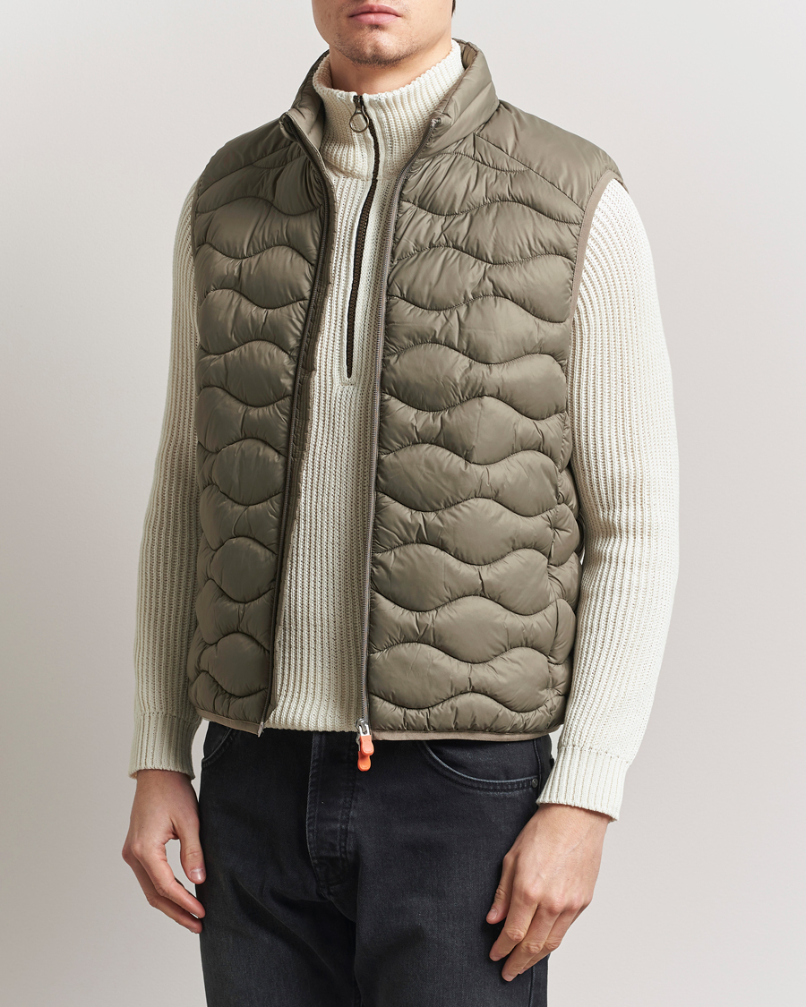 Herr | Västar | Save The Duck | Tide Lightweight Padded Vest Elephant Grey