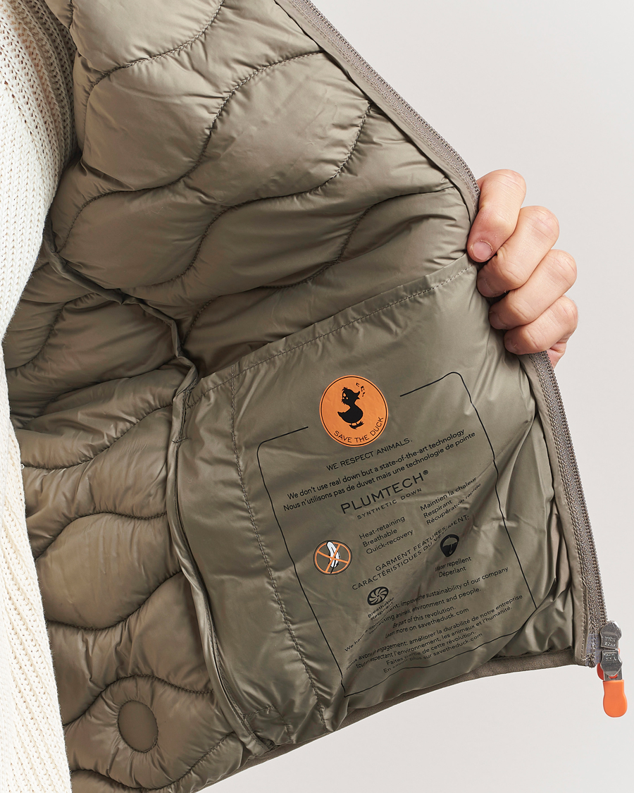Herr | Västar | Save The Duck | Tide Lightweight Padded Vest Elephant Grey