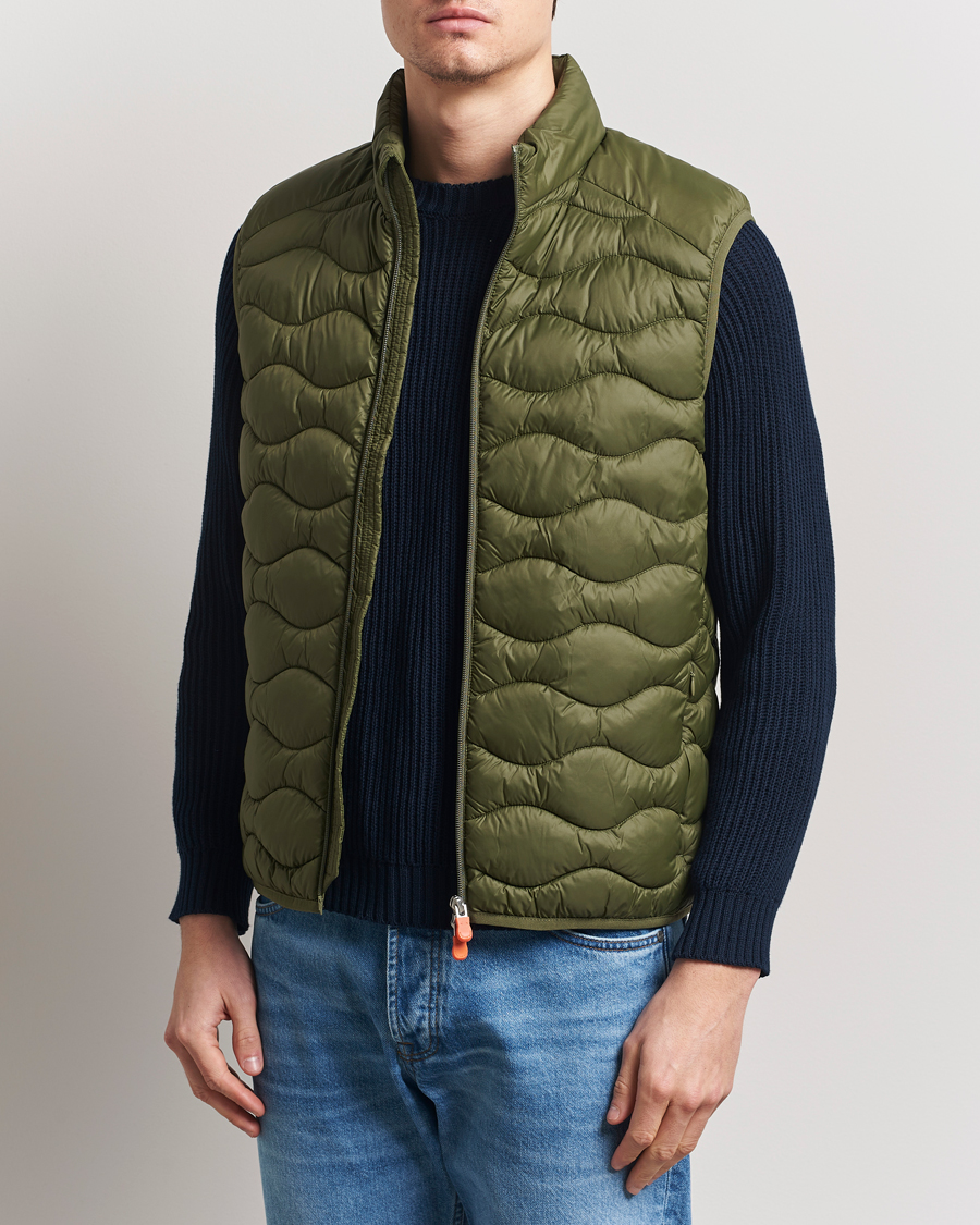 Herr | Västar | Save The Duck | Tide Lightweight Padded Vest Dusty Olive