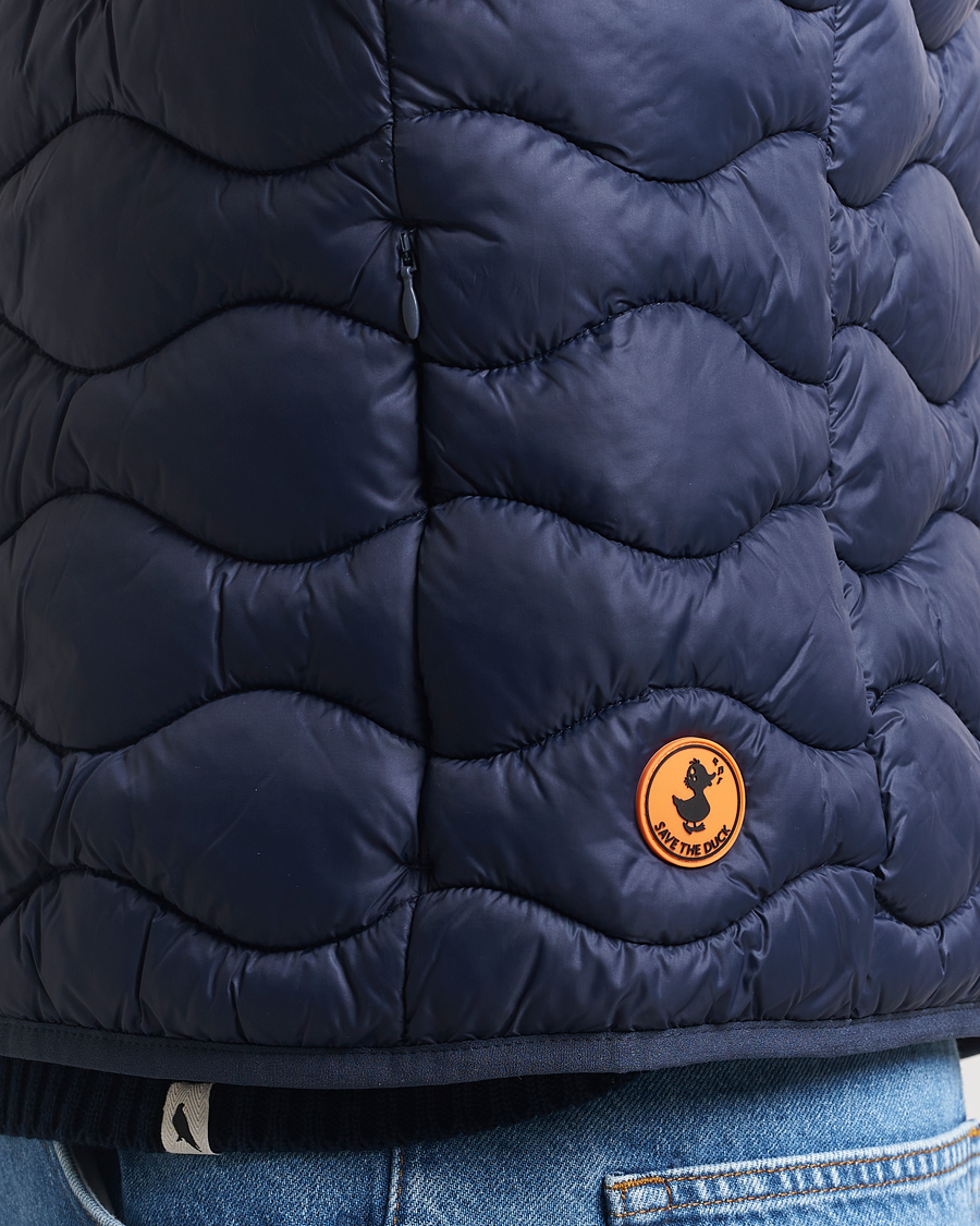 Herr | Västar | Save The Duck | Tide Lightweight Padded Vest Navy Blue