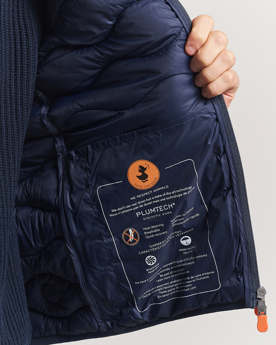 Herr | Västar | Save The Duck | Tide Lightweight Padded Vest Navy Blue