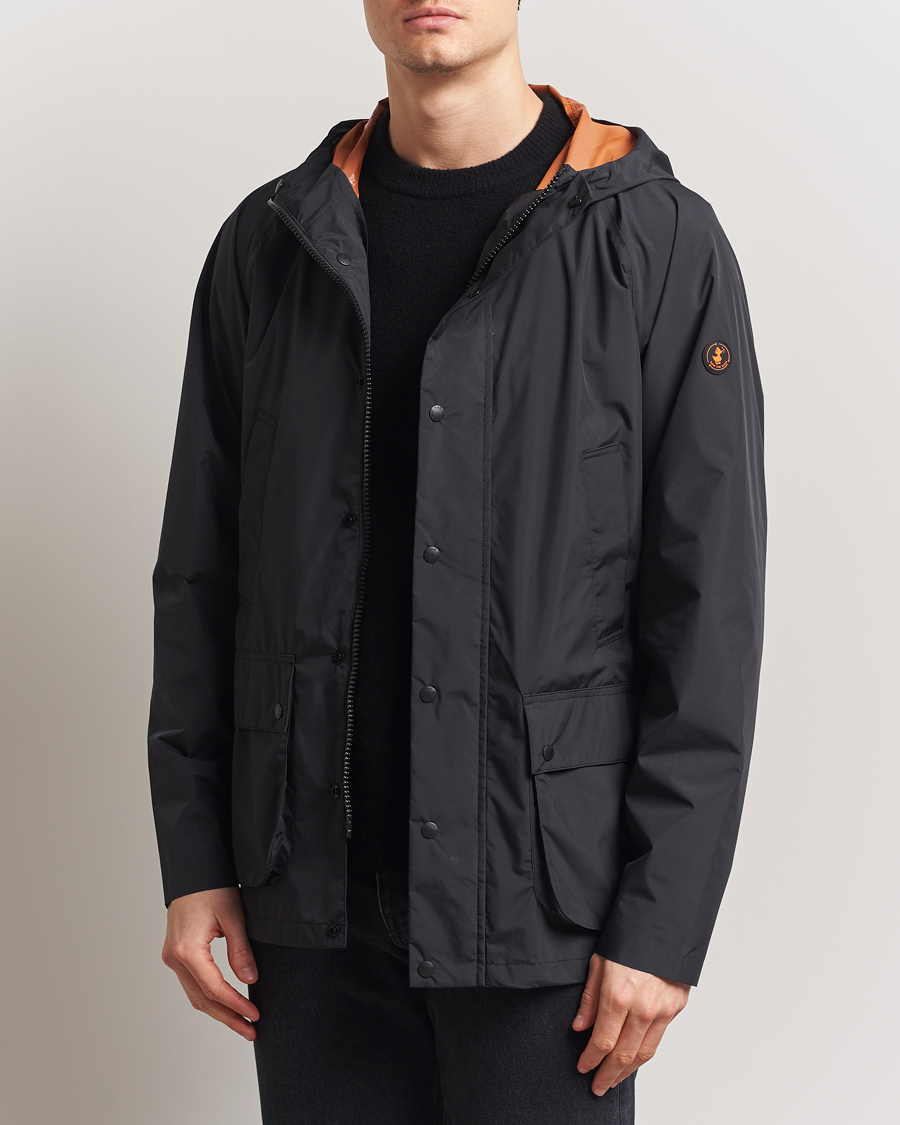 Herr | Jackor | Save The Duck | Ghibli Wind/Water Resistant Hooded Jacket Black