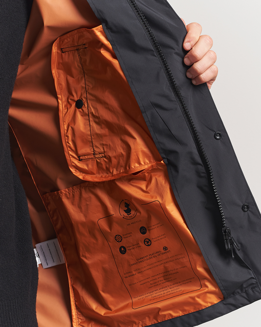 Herr | Jackor | Save The Duck | Ghibli Wind/Water Resistant Hooded Jacket Black
