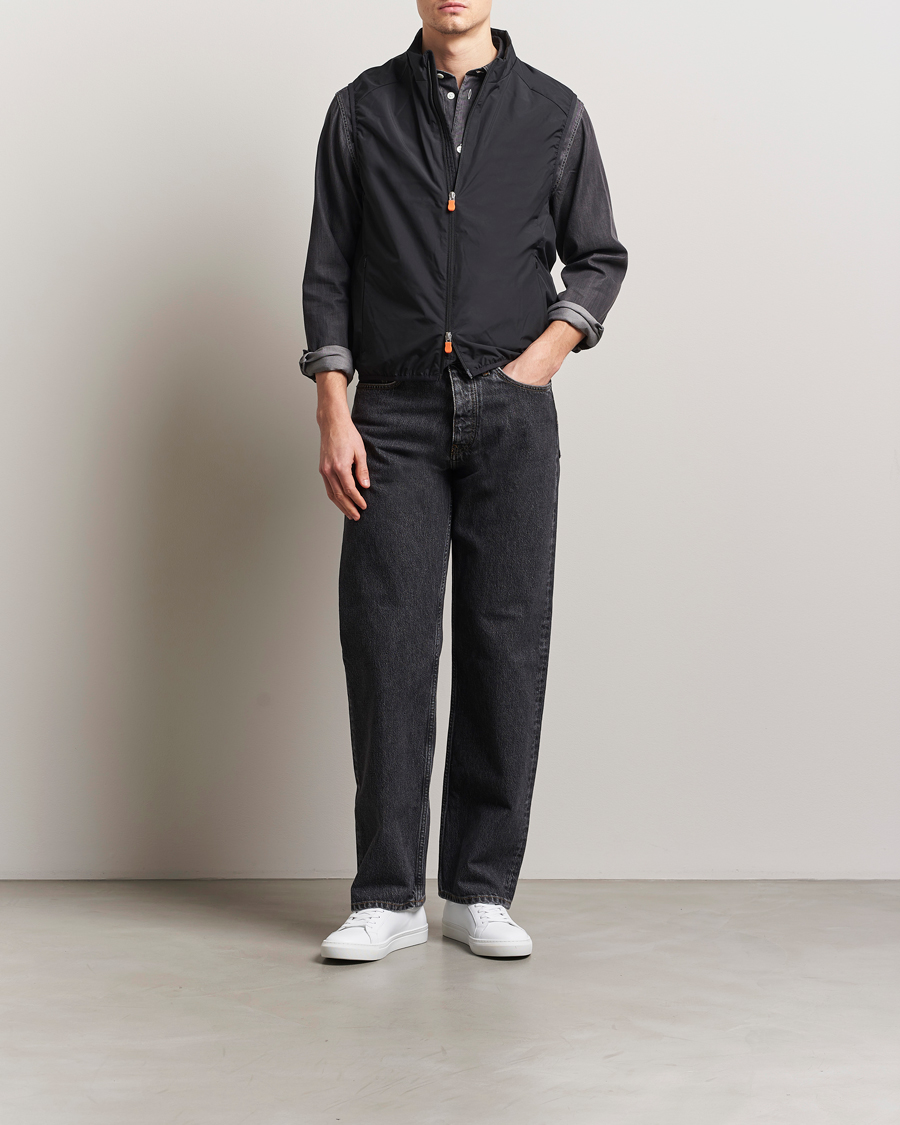 Herr | Västar | Save The Duck | Mars Wind/Water Resistant Vest Black