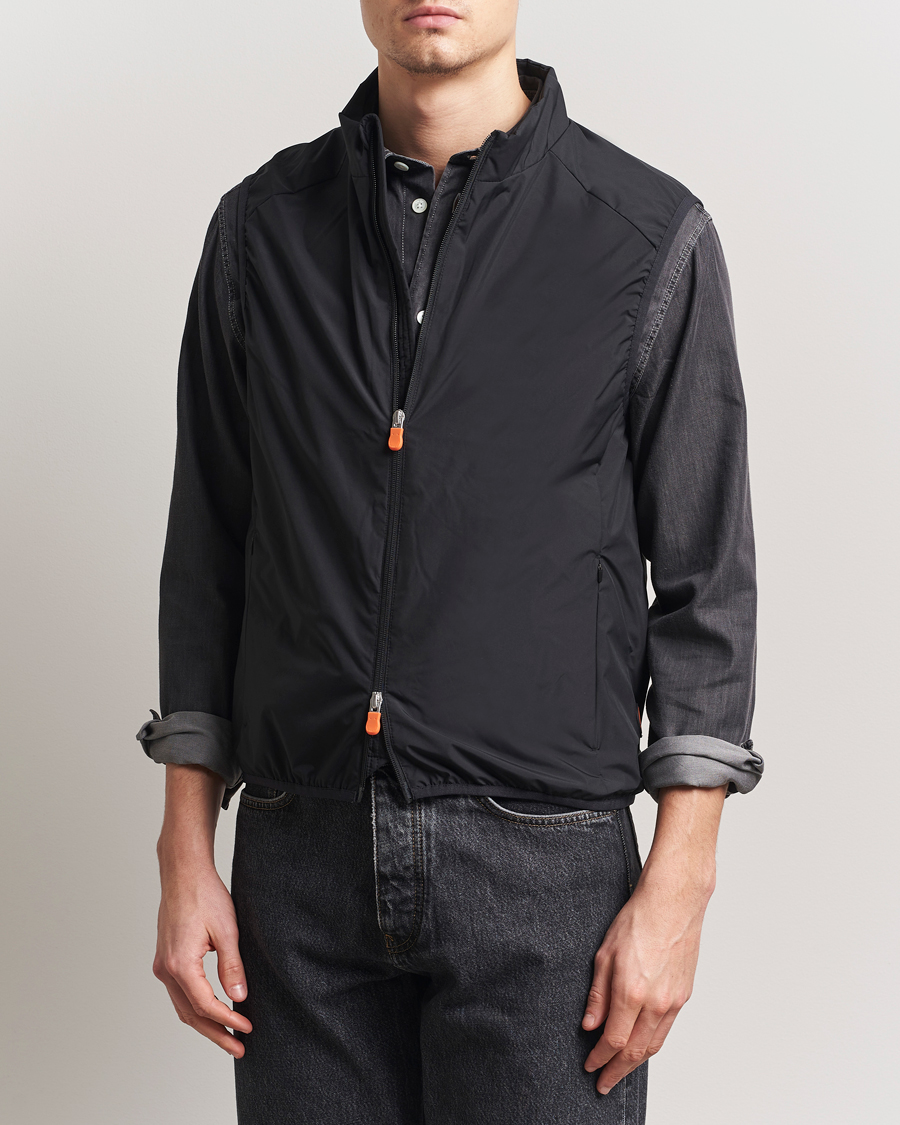 Herr | Västar | Save The Duck | Mars Wind/Water Resistant Vest Black