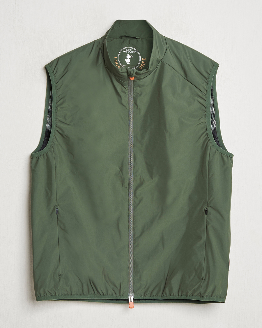 Herr | Västar | Save The Duck | Mars Wind/Water Resistant Vest Thyme Green