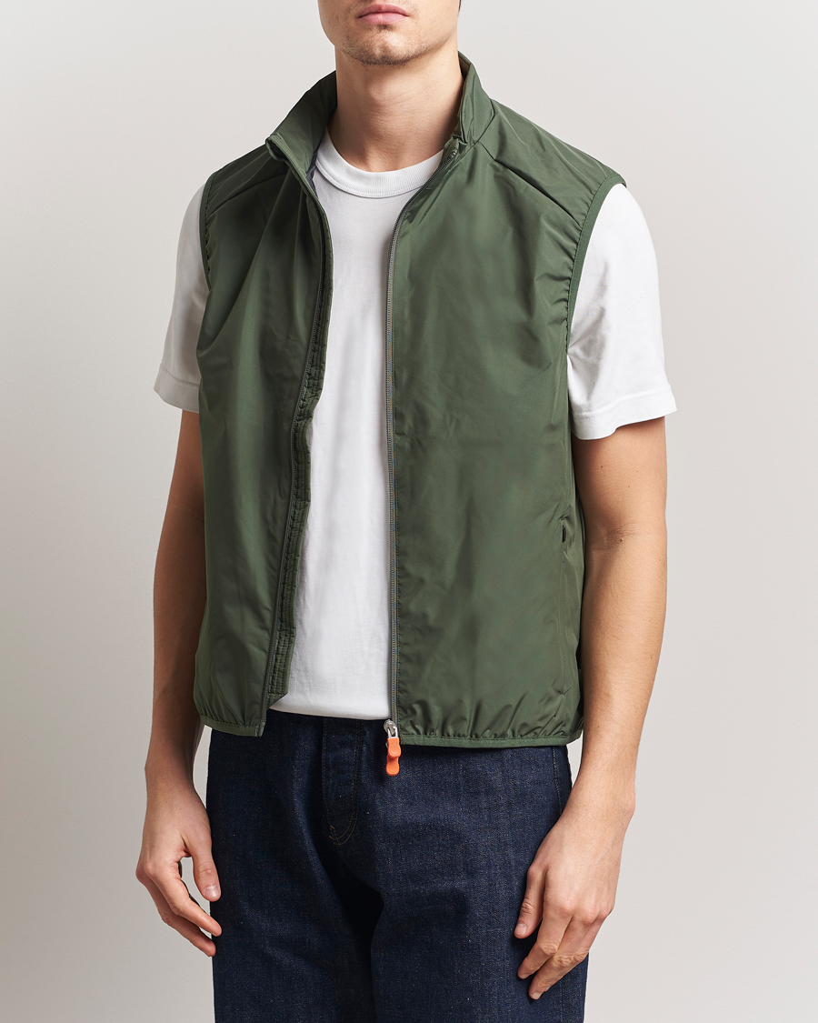 Herr | Västar | Save The Duck | Mars Wind/Water Resistant Vest Thyme Green