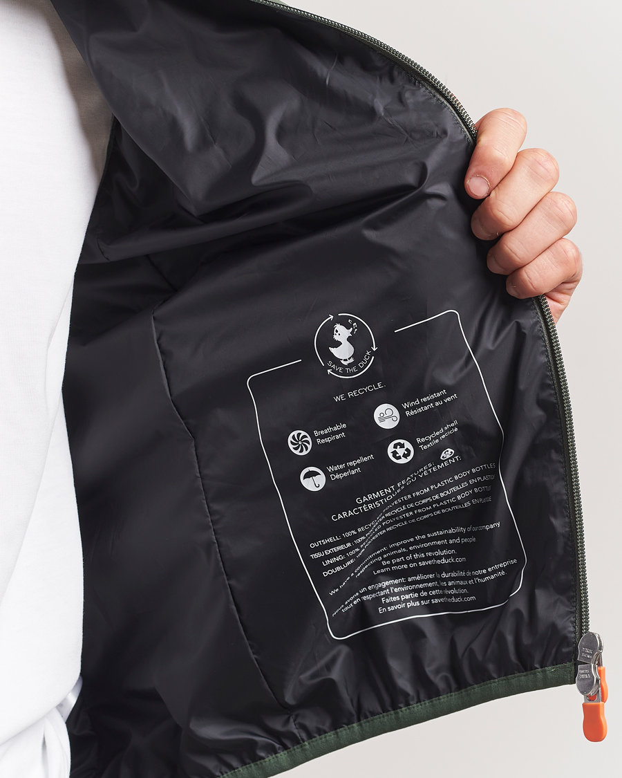 Herr | Västar | Save The Duck | Mars Wind/Water Resistant Vest Thyme Green