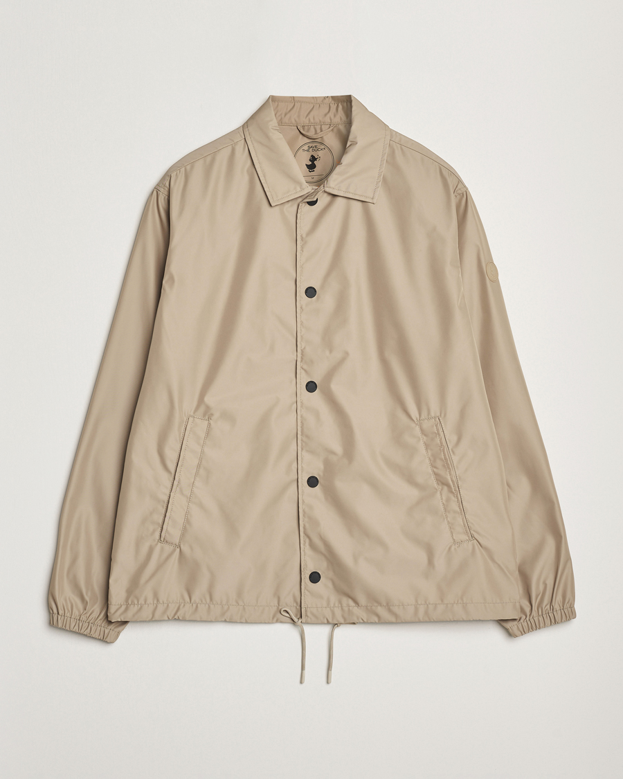 Herr | Jackor | Save The Duck | Prince Wind/Water Resistant Coach Jacket Stone Beige