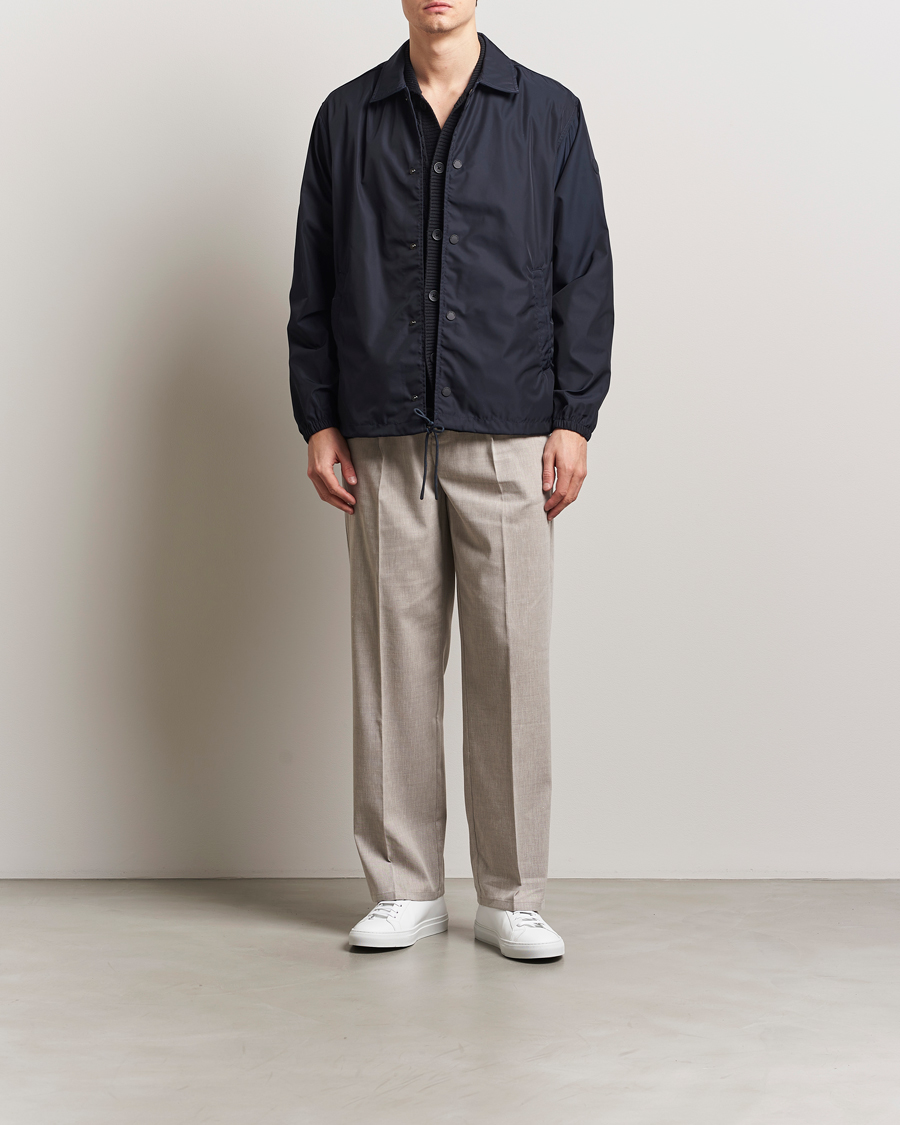 Herr | Jackor | Save The Duck | Prince Wind/Water Resistant Coach Jacket Blue Black
