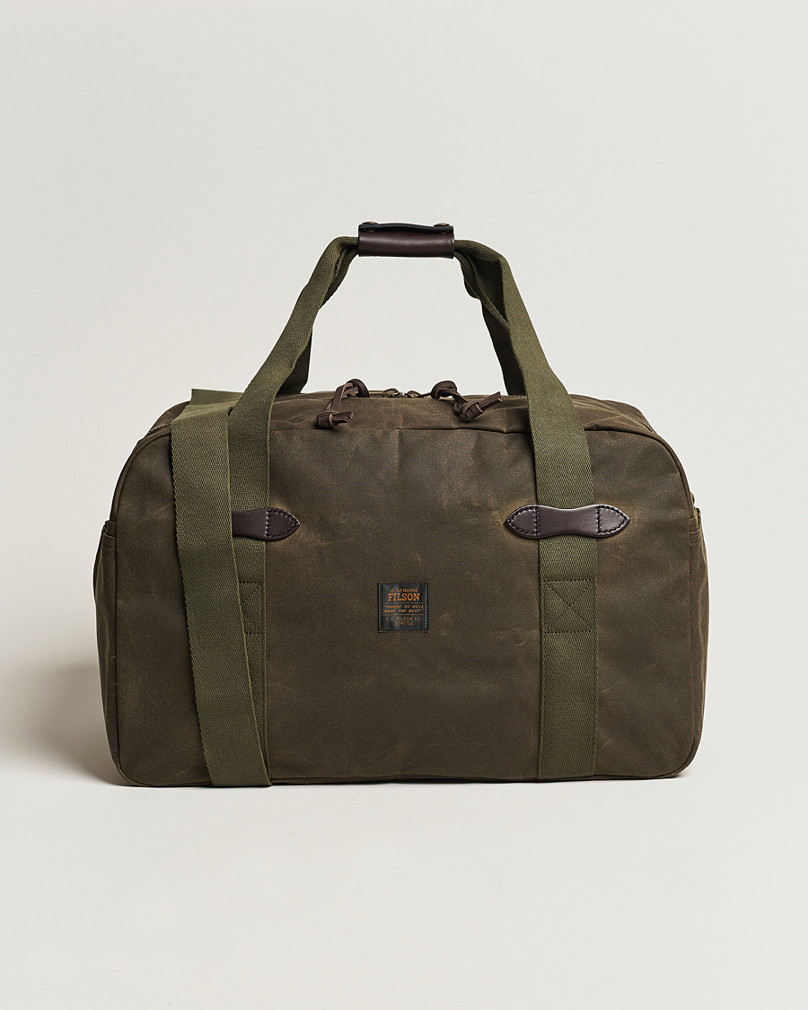 Herr | Väskor | Filson | Tin Cloth Medium Duffle Otter Green