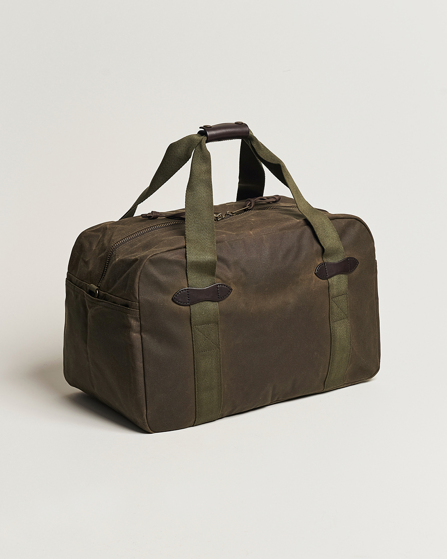 Herr | Väskor | Filson | Tin Cloth Medium Duffle Otter Green