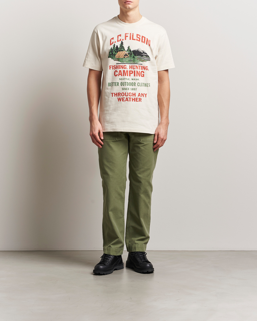 Herr | T-Shirts | Filson | Frontier Graphic T-Shirt Birch