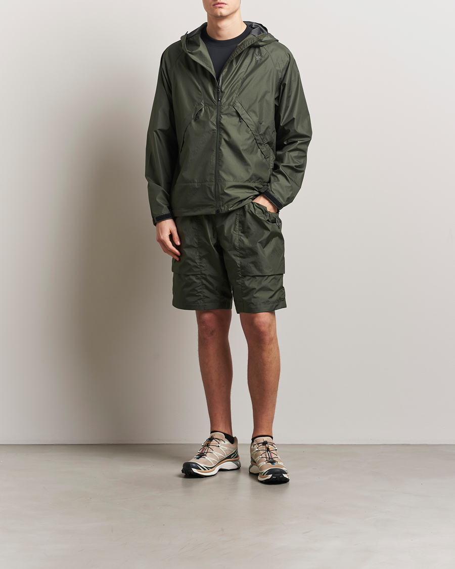 Herr | Shorts | Goldwin | Rip-Stop Cargo Shorts Dark Olive