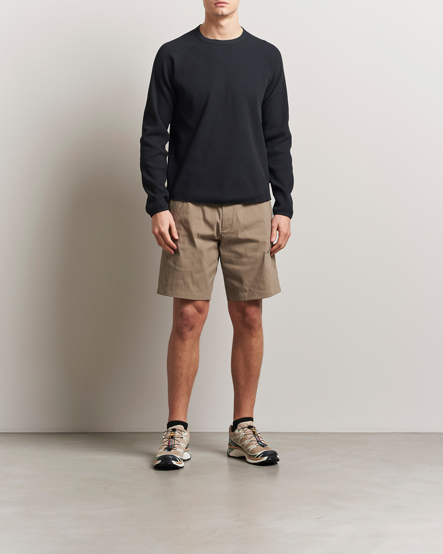 Herr | T-Shirts | Goldwin | WF Light L/S T-Shirt Black