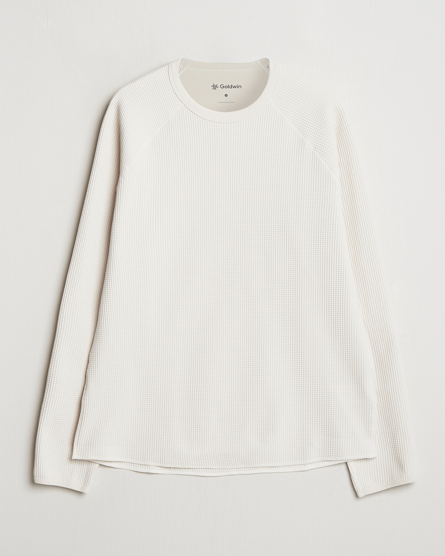 Herr | T-Shirts | Goldwin | WF Light Long Sleeve T-Shirt Ivory
