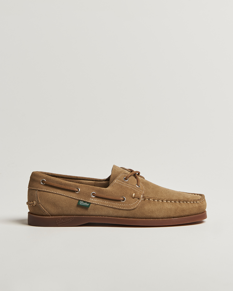 Herr | Seglarskor | Paraboot | Barth Boat Shoe Sand Suede