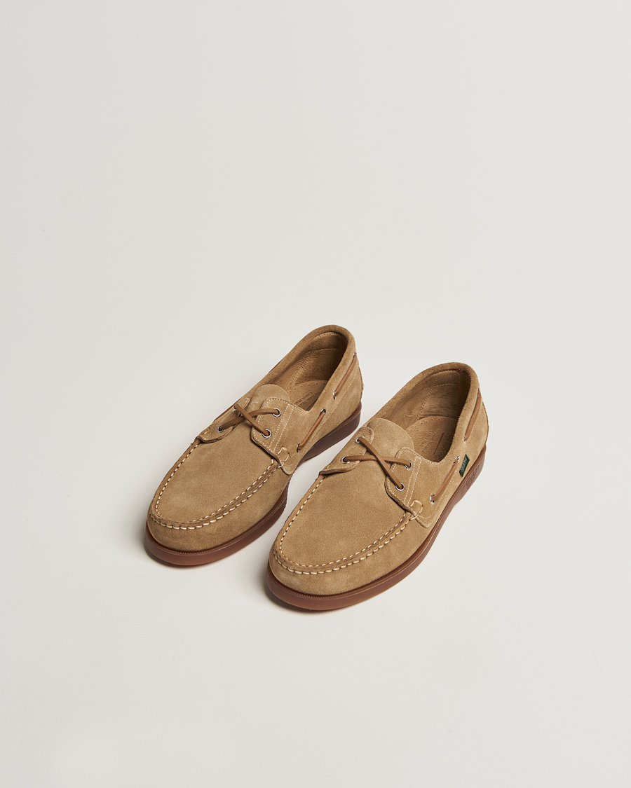 Herr | Seglarskor | Paraboot | Barth Boat Shoe Sand Suede