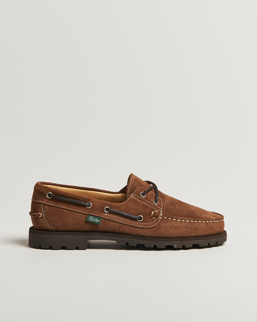 Herr | Seglarskor | Paraboot | Malo Moccasin Cognac Suede