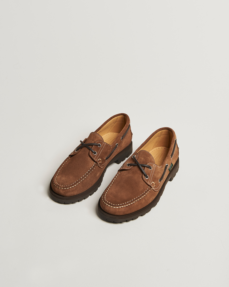Herr | Seglarskor | Paraboot | Malo Moccasin Cognac Suede