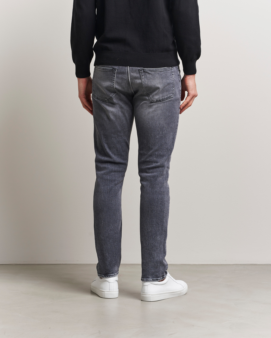 Herr | Jeans | Tiger of Sweden | Pistolero Stretch Cotton Jeans Washed Black