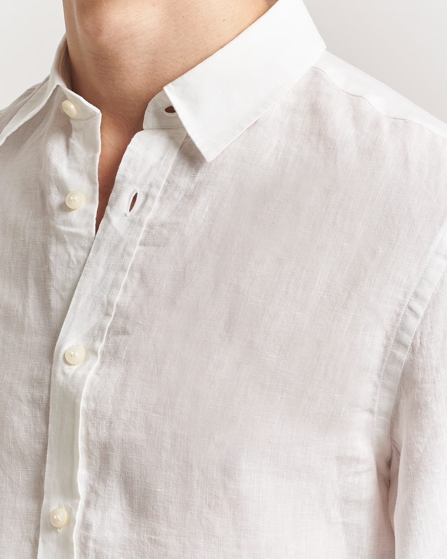 Herr | Skjortor | Tiger of Sweden | Spenser Linen Shirt Off White
