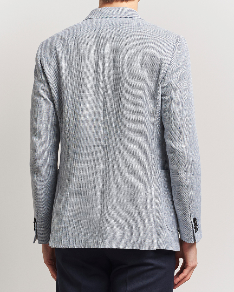 Herr | Kavajer | Tiger of Sweden | Justin Linen/Cotton Structured Blazer Deep Blue